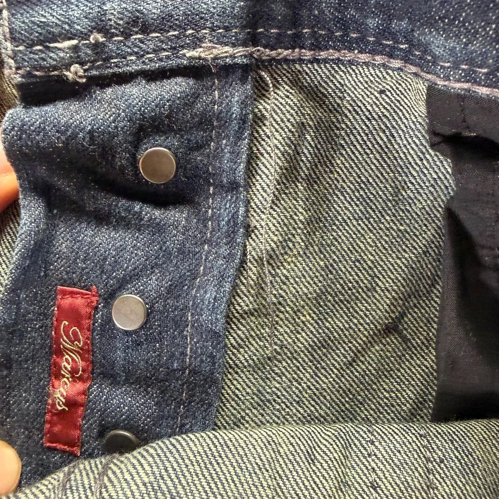 Sean John Marcus Jeans Mens 32x34 Blue Cotton Denim Straight Button-Fly Workwear